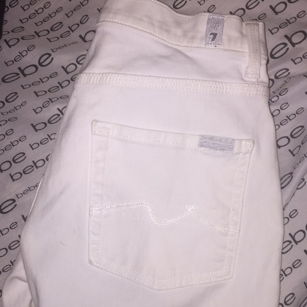 💯 % Authentic 7forAllManKind pure Snow White ❄️